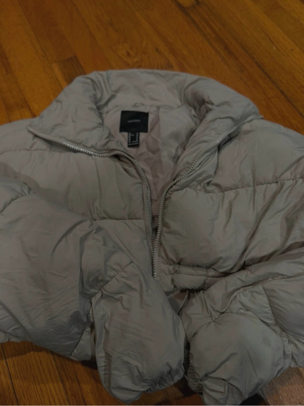 Forever 21 Light Beige Puffer Jacket